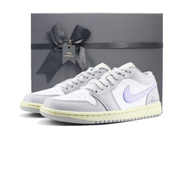 Баскетбольные кроссовки Air 1 Low Top Vintage, унисекс, серые Jordan, Gray dc0774-103(team1253-紫box） | gray
