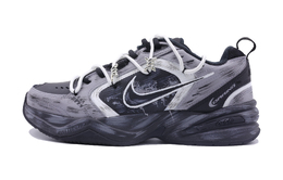 Nike Кроссовки Air Monarch 4 Black Moon с защитой от скольжения, износостойкие, низкие, массивные, унисекс, черные 415445-001（team315-黑月） | black