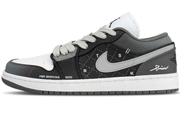 Jordan Баскетбольные кроссовки Air 1 Low Top Vintage, унисекс, черные 553558-152（team845灰色时装周） | black