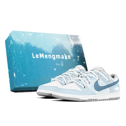 Nike Кроссовки для скейтбординга Dunk Lemon Joy с противоскользящим эффектом, женские, небесно-голубые dd1503-103(team778-梦游星际s-box) | sky blue