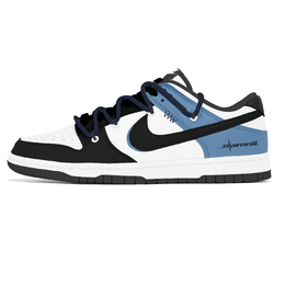 Nike Кроссовки для скейтбординга Dunk Lemon Joy, износостойкие, низкие, унисекс, сине-черные dd1391-100(team399-墨上潮玩) | white