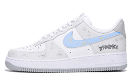 Кроссовки Air Force 1 Coverage с низким верхом, устойчивые к истиранию и скольжению, унисекс, светло-серые Nike, Light Gray fj4146-100(team拾伍-男款蓝白五) | light gray