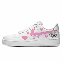 Nike Кроссовки Air Force 1 Low Top для скейтбординга унисекс, белые cw2288-111(team10-爱意满满女 j) | white