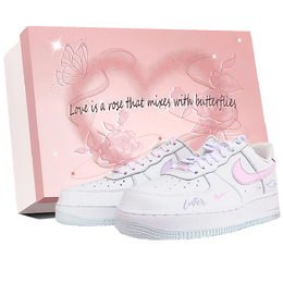 Nike Кроссовки Air Force 1 Slip Low Top для скейтбординга, женские, белые ih0640-161（team1007-浅黛s-box) | white