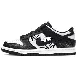 Nike Кроссовки для скейтбординга Dunk Cute Bear Cat, Bored Panda, Bamboo Grove Panda, Super Cute Pet Design, унисекс, черные dd1391-100(team355-无聊熊猫x ) | black
