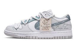 Nike Кроссовки для скейтбординга Dunk Breeze Holiday с нескользящей подошвой, легкие, унисекс, белые, серые dd1391-103(team1190-清风假日) | white gray