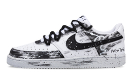 Nike Кроссовки для скейтборда Court Vision 1 Night Phantom Snake с антискользящим покрытием, износостойкие, низкие, унисекс, черные, белые dh2987-101(team864-暗夜幽蛇) | black white