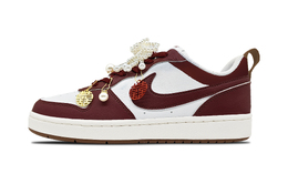 Nike Кроссовки для скейтбординга Court Borough, женские, низкие, красные ib4706-121(team282-鸾凤和囍) | brick red