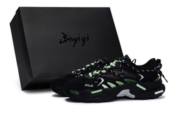 Fila Женские низкие кроссовки Fern 2 Chunky, зеленые f12w331101adb(team80-苹果派sbox) | black green