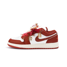 Jordan Баскетбольные кроссовки Air 1 Low Top Vintage, женские, красные fj3465-160(team676-八宝吉祥) | red
