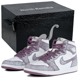 Jordan Баскетбольные кроссовки Air 1 High Top Vintage, унисекс, классический стиль, фиолетовые dz5485-105(team679-紫砂泥s-box) | classical style purple-high-end gift box 1
