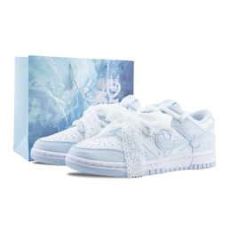 Nike Кроссовки для скейтбординга Dunk Anti Slip, износостойкие, унисекс, светло-голубые ib7311-100（team626-薄荷星云） | light blue (blue special shopping bag)