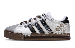 Легкие низкие кроссовки для скейтбординга Daily 4.0, унисекс, серые Adidas, Gray jr0077（team398-霭色奏响曲） | gray
