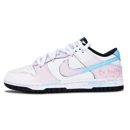 Nike Кроссовки для скейтбординга Dunk Anti Slip, износостойкие, низкие, унисекс, розовые, белые, синие dd1503-101（team883-闪耀夏日） | pink white blue