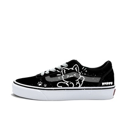 Vans Кроссовки Ward для скейтбординга, износостойкие, белые, женские vn0a3iuniju(team613-萌趣小狗) | white