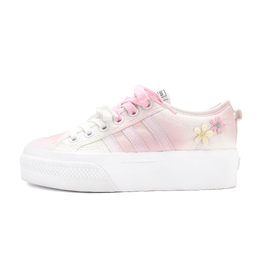 Adidas Кроссовки для скейтбординга Nizza Platform Anti Slip, износостойкие, женские, розовые, белые fv5322（team134-纯欲粉樱） | pink white