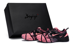 Nike Кроссовки M2K Tekno Chunky унисекс, низкие, черные/розовые Барби av4789-008(team80-男女夜色战姬s-box) | black barbie pink