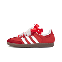 Adidas Кроссовки для скейтбординга SAMBA OG с противоскользящим покрытием, износостойкие, унисекс, красные b75806(team746-绛彩蝶) | red