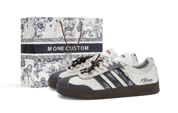 Кроссовки для скейтбординга VL COURT 2.0 Dark Echo MONE Manufacturing, низкие, унисекс, черные Adidas, Black hq1802(team177-黯影洄流-box) | black