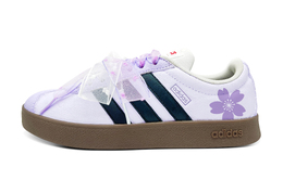 Adidas Кроссовки для скейтбординга VL COURT 2.0 с противоскользящей, износостойкой и легкой подошвой, женские, фиолетовые js3003(team656-浪漫樱花) | purple