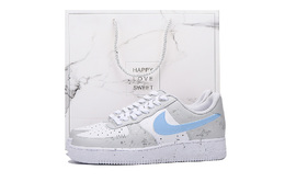 Кроссовки Air Force 1 Coverage с низким верхом, устойчивые к истиранию и скольжению, унисекс, светло-серые Nike, Light Gray cw2288-111(team拾伍-男款蓝白七sbox) | light gray