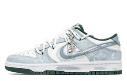 Nike Кроссовки для скейтбординга Dunk, унисекс, низкие, сине-серые dd1391-101（team1235-男女款璀璨星界） | blue gray