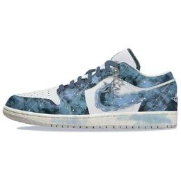 Jordan Баскетбольные кроссовки Air 1 Vintage, унисекс, низкие, белые/зеленые fq8041-300(team1155-星苔漫跃） | white blue