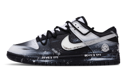 Nike Кроссовки для скейтбординга Dunk Holy Gaze, Demon Eye, противоскользящие, износостойкие, низкие, унисекс, белые dd1391-100（team1051-圣眸魔眼） | white