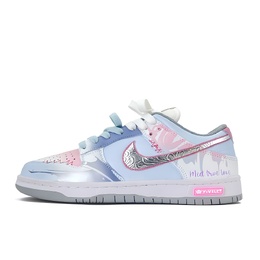 Nike Кроссовки для скейтбординга Dunk Y VELE высокого качества, Heartbeat Dictionary, унисекс, светло-голубые dd1391-103（team898心动词典） | light blue