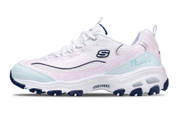 Skechers Кроссовки D'LITES 1.0 Little Pink Bear, универсальные, массивные, с нескользящей подошвой, женские, белые 99999863-wnv(team635-小粉熊） | white