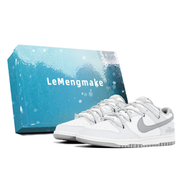 Nike Кроссовки для скейтбординга Dunk Slip с низким верхом, унисекс, белые dd1391-103(team399-灰调潮玩s-box) | white