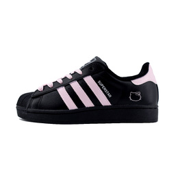 Adidas Кроссовки для скейтбординга Superstar 2, унисекс, низкие, розовые ji0079（team1253-猫头) | black pink