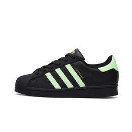 Adidas SUPERSTAR противоскользящие износостойкие низкие кроссовки для скейтбординга унисекс черные eg4959(team189-千绻) | black