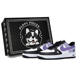 Nike Кроссовки Air Force 1 Slip Low Top для скейтбординга, унисекс, белые dv0788-001(team85-瑰丽香芋as-box) | white