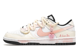 Nike Кроссовки для скейтбординга Dunk унисекс, низкие, желтые, белые dd1391-100（team1235-男女款向爱而生） | yellow white