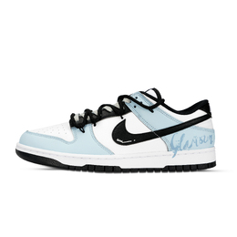Nike Кроссовки для скейтбординга Dunk Anti Slip, износостойкие, унисекс, светло-голубые dd1391-100(team883-字母涂鸦) | light blue