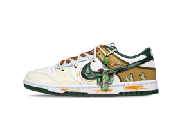 Nike Кроссовки для скейтбординга Dunk унисекс с низким верхом, белые, зеленые dd1391-101(team774-绿蔓沙韵) | green
