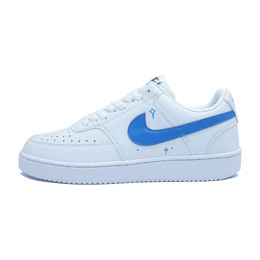 Nike Кроссовки для скейтборда Court Vision 1 Sky с противоскользящим покрытием, износостойкие, унисекс, белые, синие dh2987-101( team591-天空） | white blue