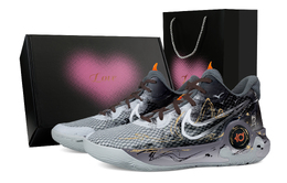 Nike Баскетбольные кроссовки KD Trey 5 IX Decisive Winds And Clouds Heart Box, износостойкие, средний верх, унисекс, черные cw3402-011(team529-风云决爱心礼盒) | black