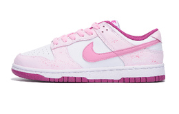 Nike Кроссовки для скейтбординга Dunk Low Top женские розово-белые dd1873-110(team拾伍-女款粉白六) | pink white