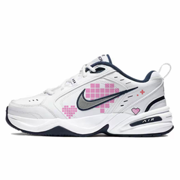 Nike Кроссовки Air Monarch 4 Low Top Chunky унисекс белого цвета 415445-102(team10-像素爱心j ) | white