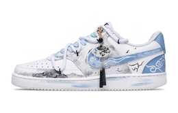Nike Кроссовки Court Vision 1 с антискользящим покрытием, износостойкие, низкие, для скейтбординга, унисекс, небесно-голубые dh2987-101(team1139-指捻岚花) | sky blue