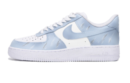 Nike Кроссовки Air Force 1 Coverage с низким верхом, устойчивые к истиранию и скольжению, унисекс, сине-белые cw2288-111(team拾伍-男款蓝白六) | light gray