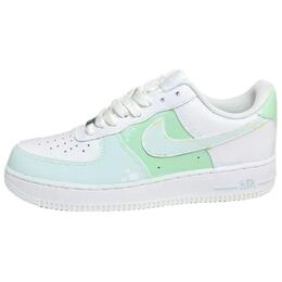 Nike Кроссовки Air Force 1 с антискользящим покрытием, износостойкие, низкие, для скейтбординга, унисекс, белые, зеленые cw2288-111(team1048-薄荷像素) | white green