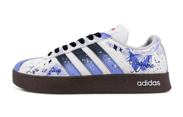 Adidas Кроссовки для скейтбординга VL COURT 2.0 с противоскользящим покрытием, износостойкие, низкие, унисекс, синие js3003(team656-失控梦蝶) | navy blue
