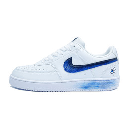 Nike Кроссовки для скейтбординга Court Vision, унисекс, низкие, королевского синего цвета dh2987-101(team591-天使之眼） | white