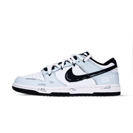 Nike Кроссовки для скейтбординга Dunk Anti Slip, износостойкие, унисекс, светло-голубые dd1391-100（team883-闹钟响了） | light cyan