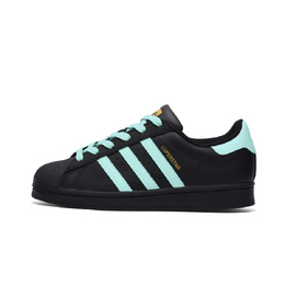 Adidas SUPERSTAR противоскользящие износостойкие низкие кроссовки для скейтбординга унисекс черные eg4959(team746-颖思) | black