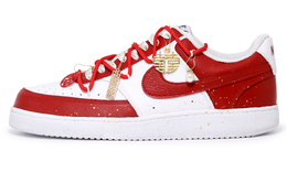 Nike Кроссовки Court Vision 1 с антискользящим покрытием, износостойкие, низкие, женские, красные, белые dh3158-101(team1279-合欢并蒂女） | red white