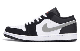 Jordan Баскетбольные кроссовки Air 1 Vintage, унисекс, низкие, черные, белые hf3148-106(team拾伍-男女同款黑白六) | black white